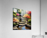 Tranquil Japanese garden Acrylic Print
