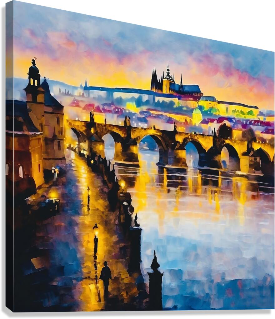 The Charles Bridge Prague Canvas Print
