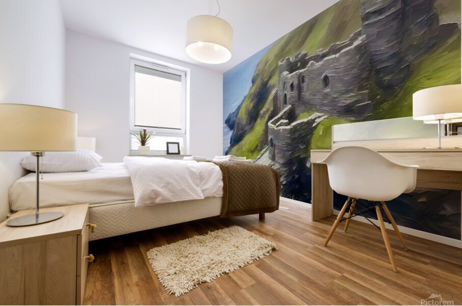 Tintagel Castle Mural print