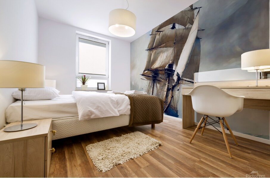 HMS Endeavour  Mural print