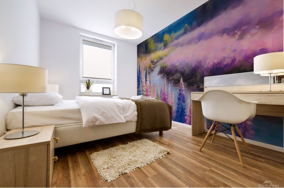 Summer in bloom Mural print