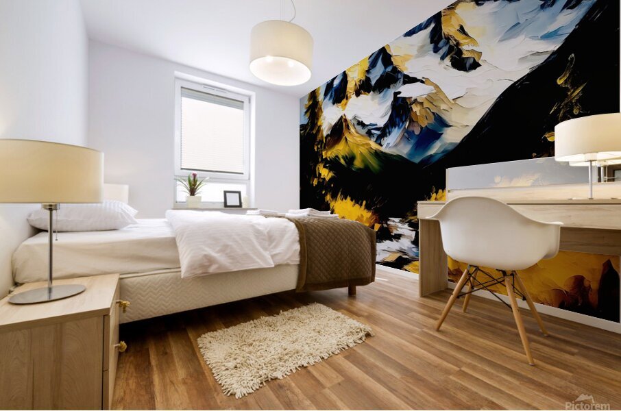 The Eiger Mural print