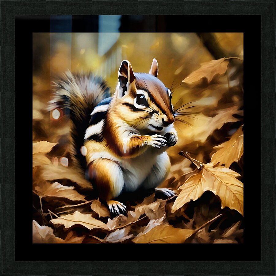 Cheeky forager Picture Frame print