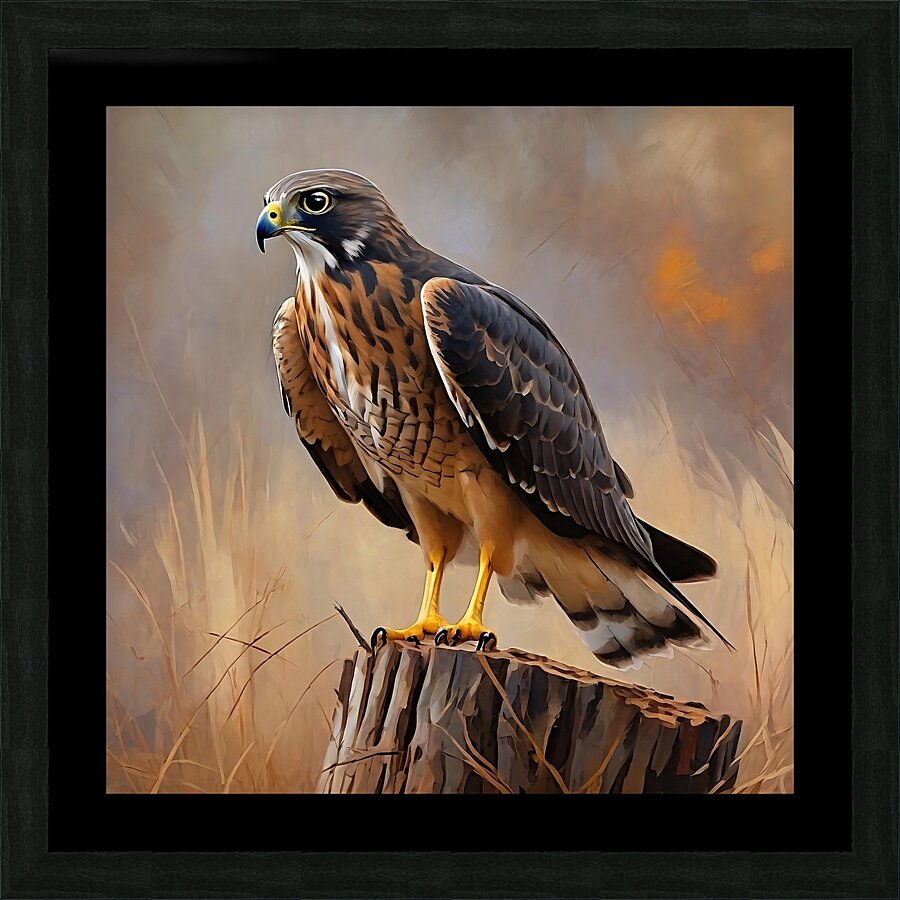 Northern Harrier Picture Frame print