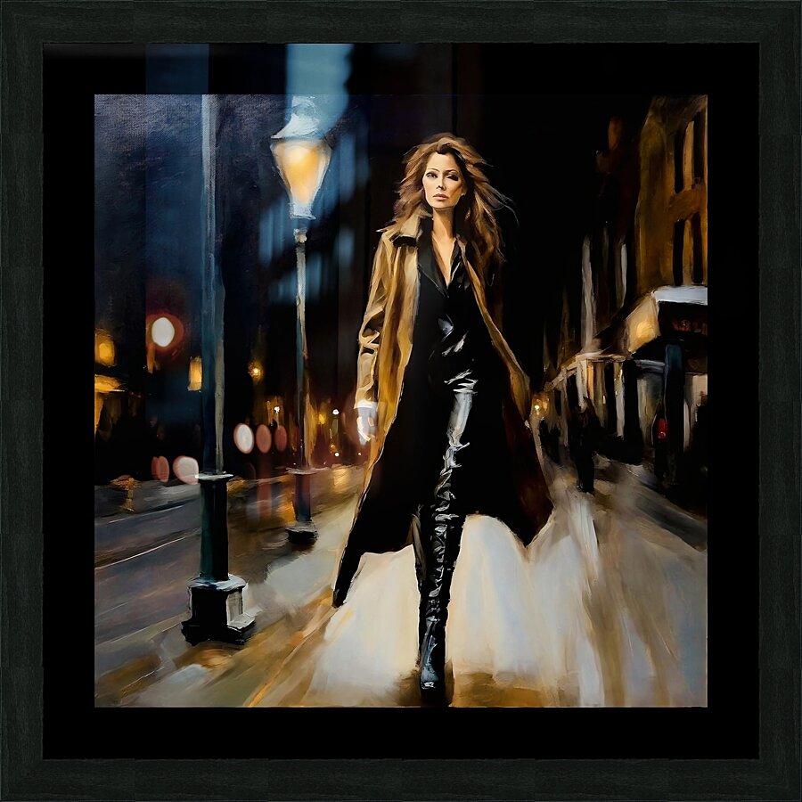 Evening walk Picture Frame print