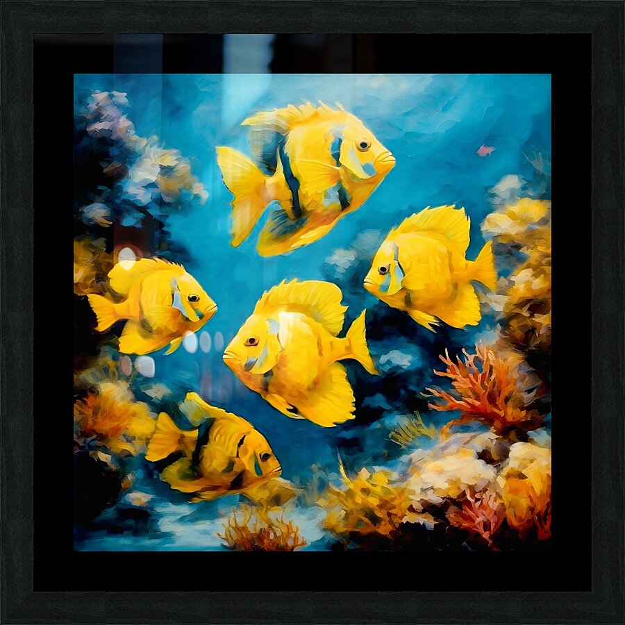 Tropical splendour Picture Frame print