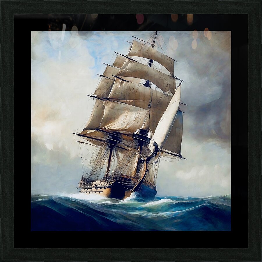 HMS Endeavour  Picture Frame print