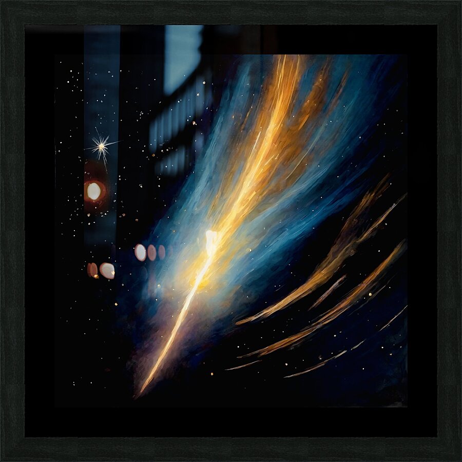 Cosmic fireworks  Picture Frame print
