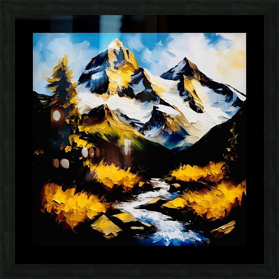 The Eiger Picture Frame print