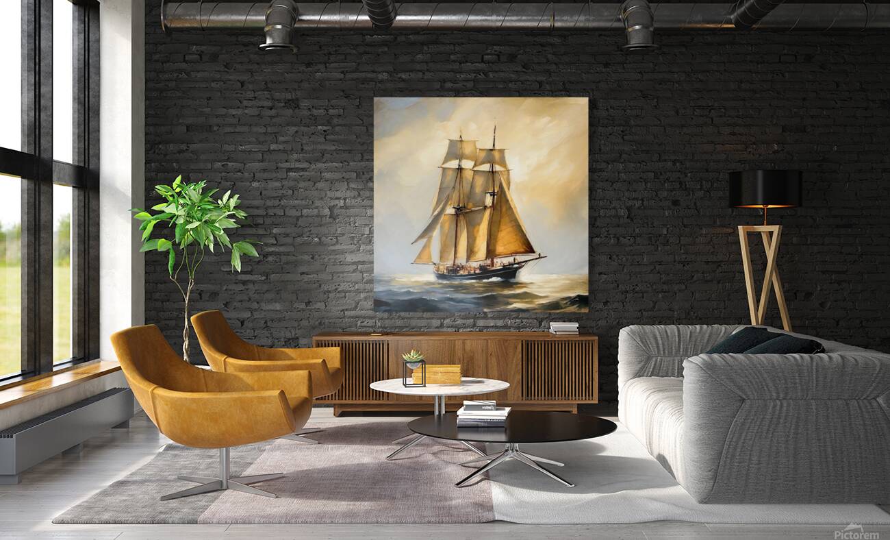 Under full sail Reproduction