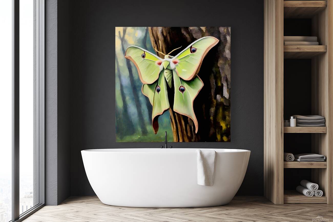 A Luna Moth Reproduction