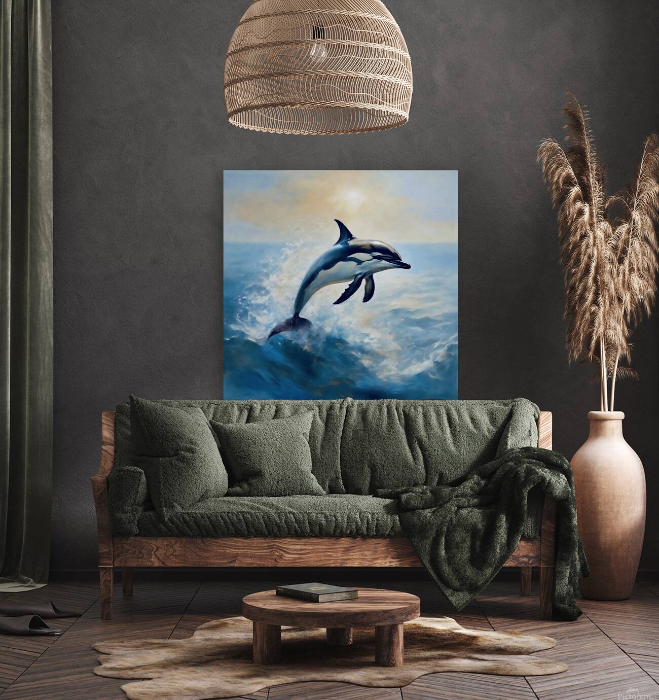 Playful dolphin Reproduction