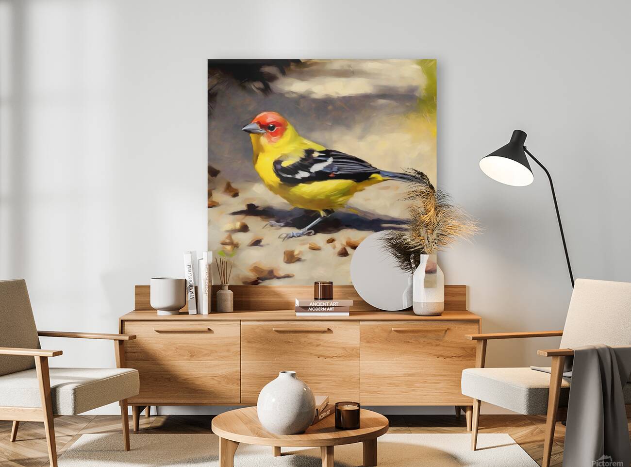 A Western Tanager Reproduction