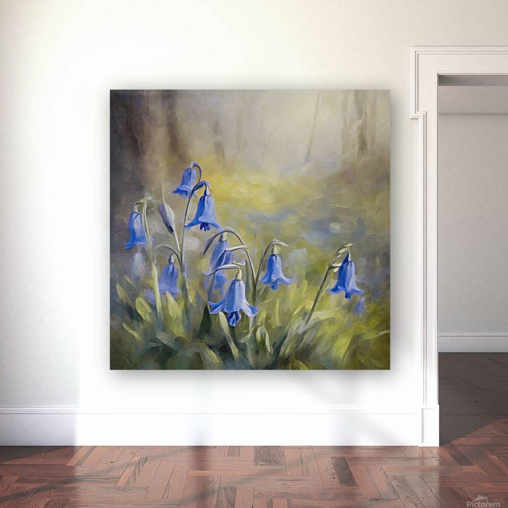 Bluebells in bloom Reproduction