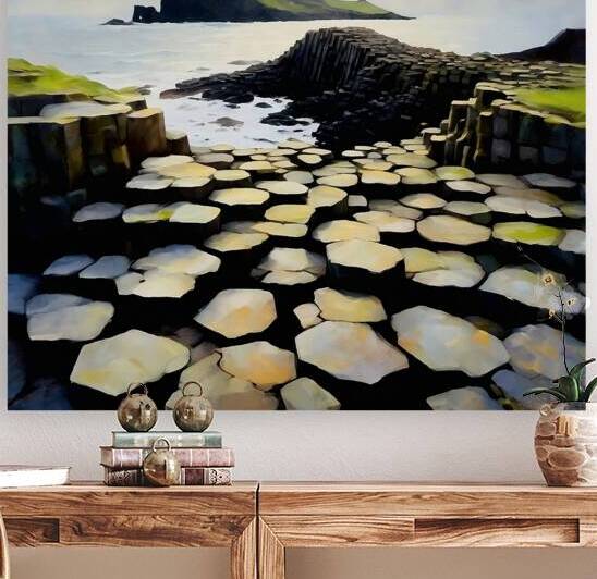 The Giant’s Causeway  by Island Art Studio