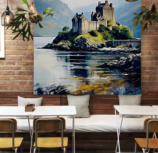 Eilean Donan Castle by Island Art Studio