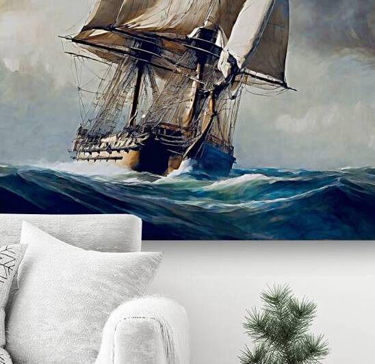 HMS Endeavour  by Island Art Studio
