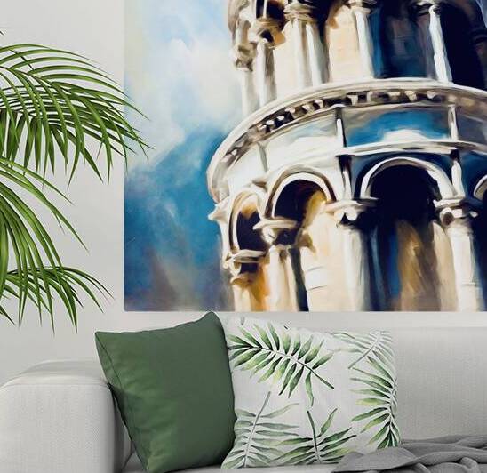 The Leaning Tower of Pisa by Island Art Studio
