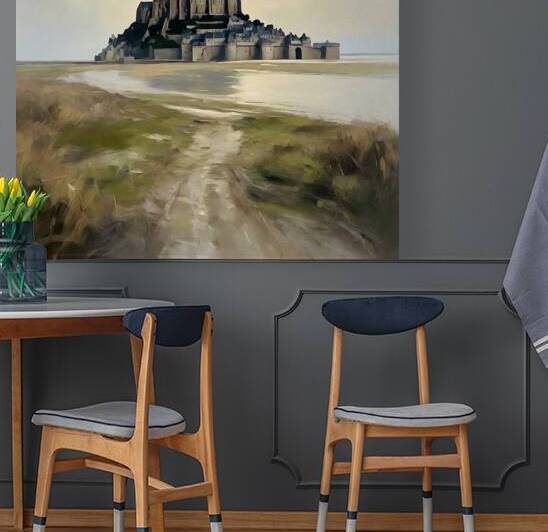 Saint Michaels Mount Mont-Saint-Michel by Island Art Studio