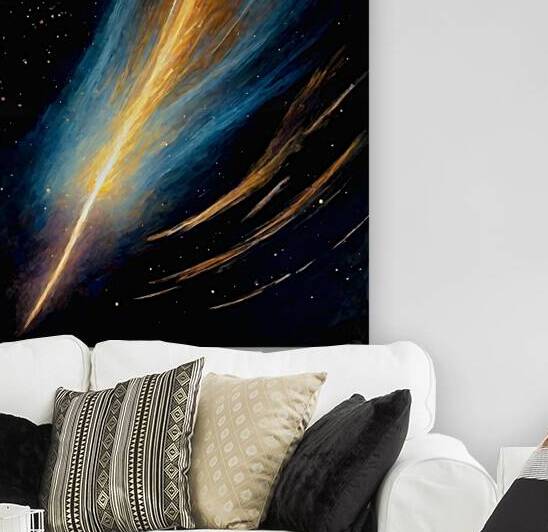 Cosmic fireworks  by Island Art Studio