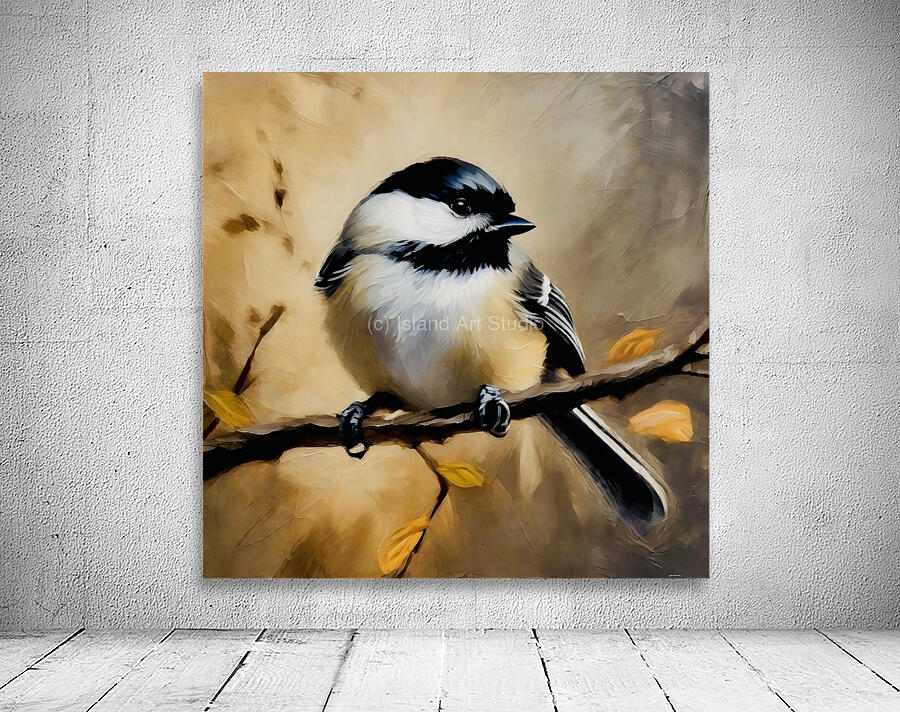 Black Capped Chickadee  Wall Preview