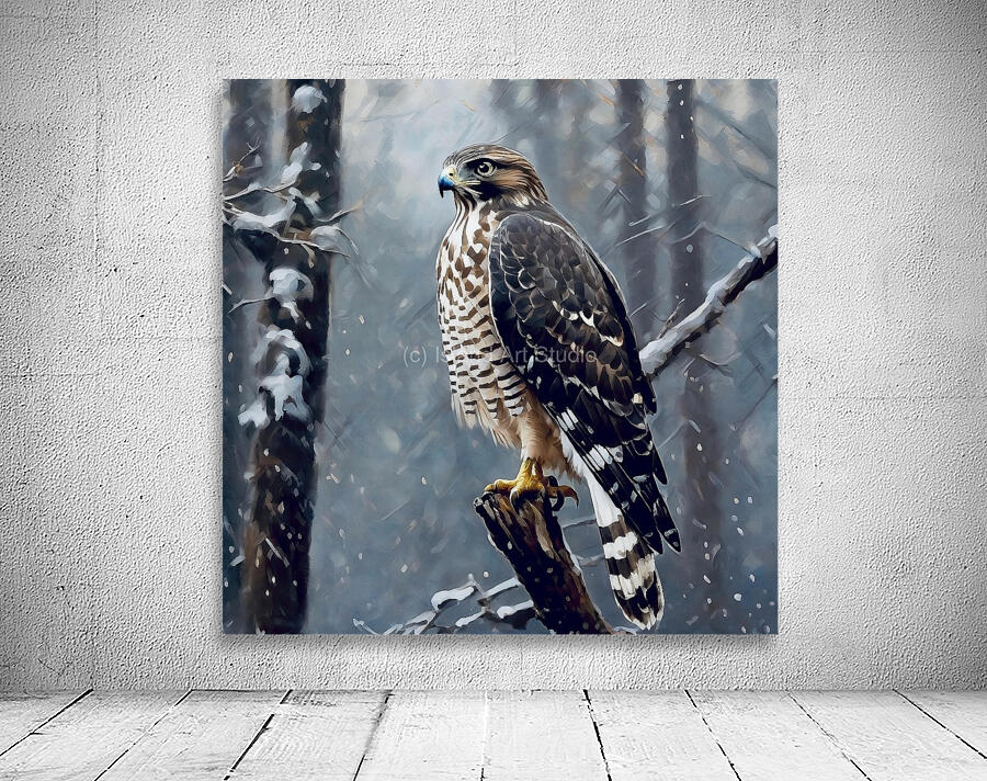 Broad winged hawk Wall Preview
