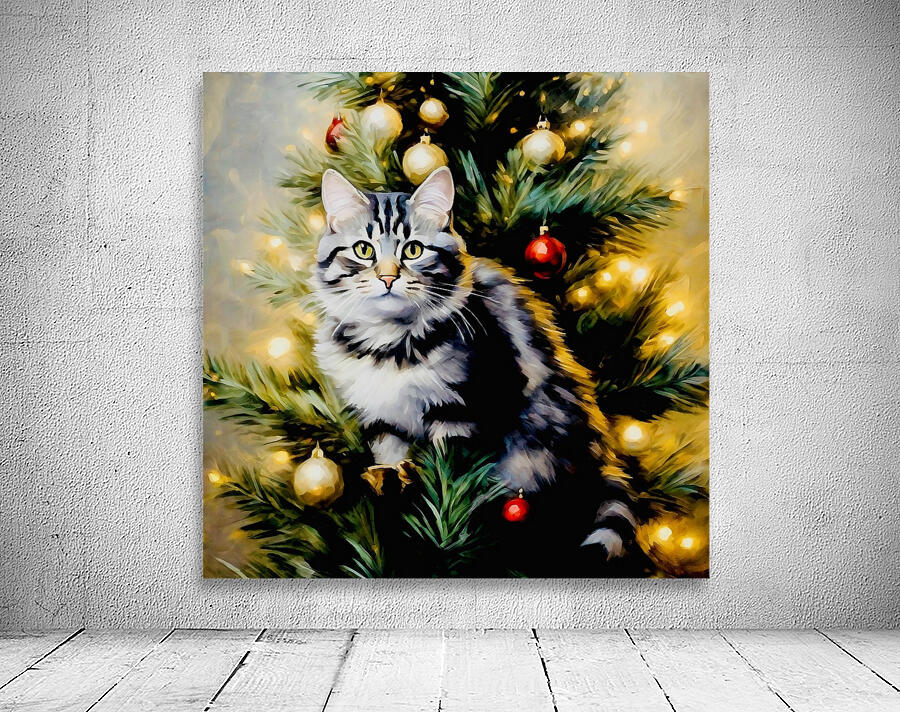 Cute cheeky cat Wall Preview