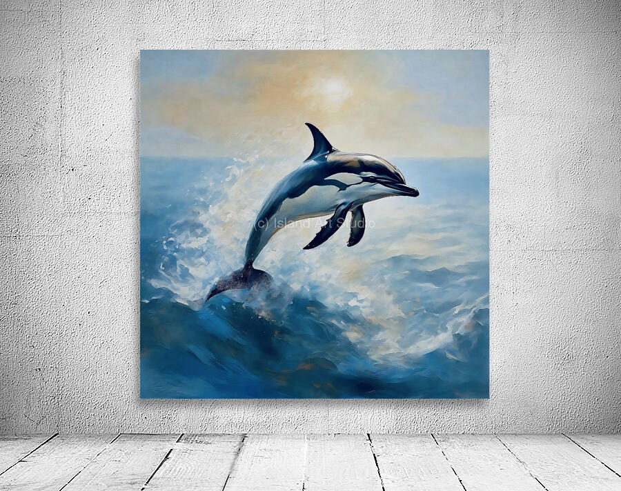 Playful dolphin Wall Preview