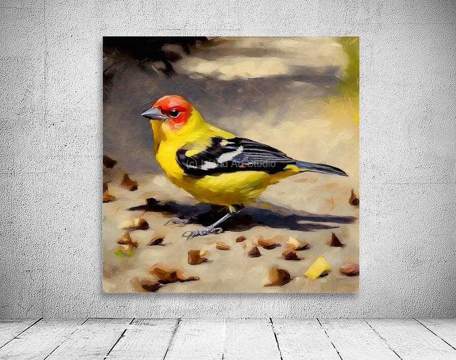 A Western Tanager Wall Preview