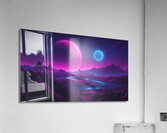 Neon Planet V2 Acrylic Print
