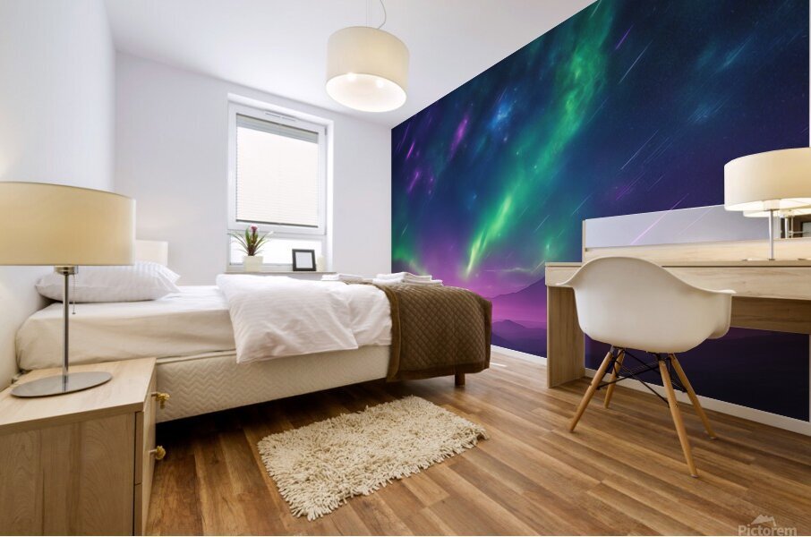Neon Sky V10 Mural print