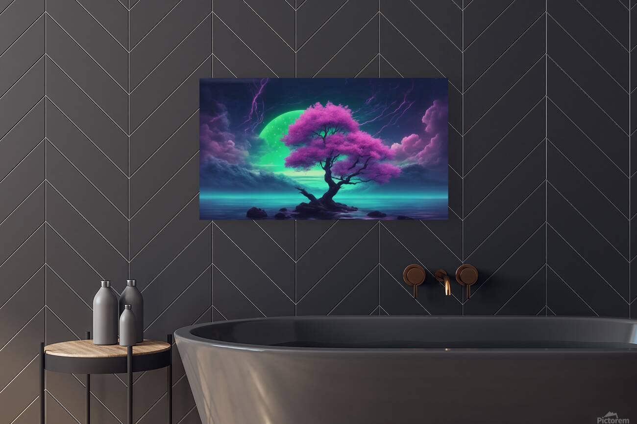 Neon Sakura Tree V2 Reproduction