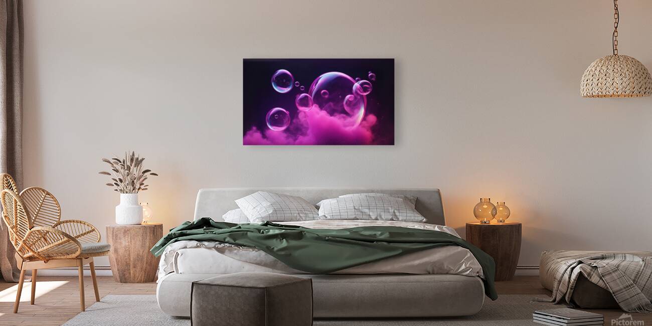 Neon Bubbles V9 Reproduction