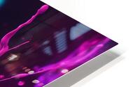 Neon Paint Splashes V3 HD Metal print