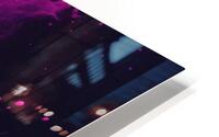 Neon Paint Splashes V4 HD Metal print