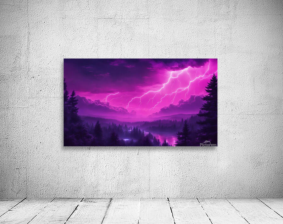 Neon Lightning V3 Wall Preview