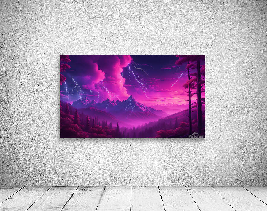 Neon Lightning V5 Wall Preview
