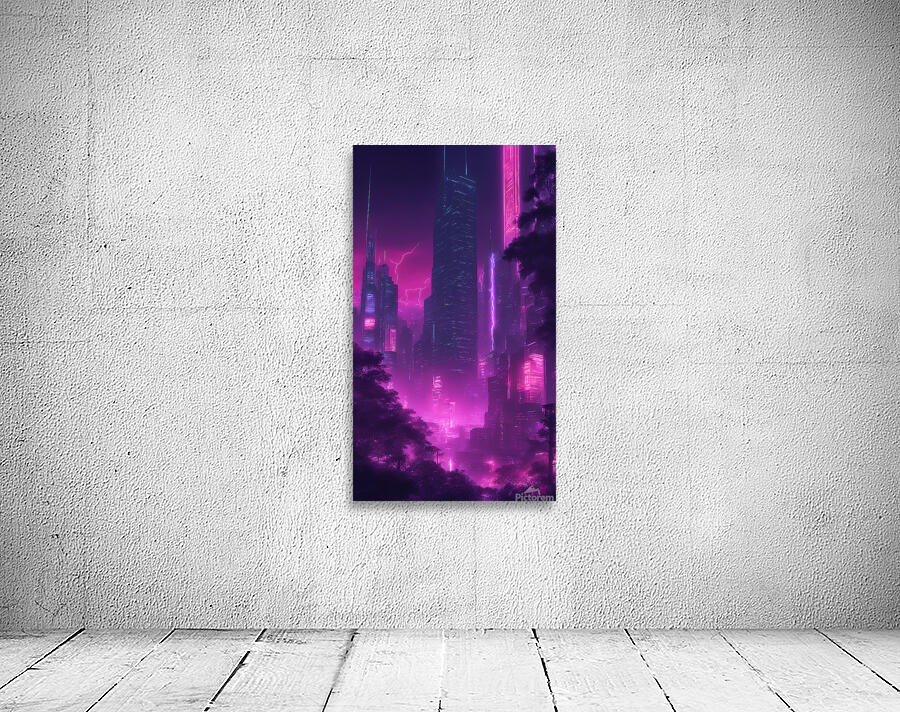 Neon City V1 Wall Preview