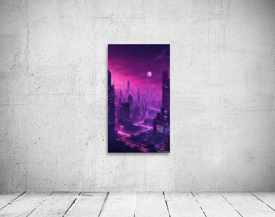Neon City V2 Wall Preview
