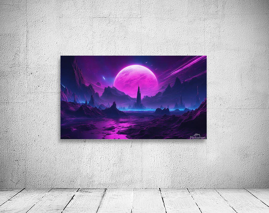 Neon Planet V1 Wall Preview