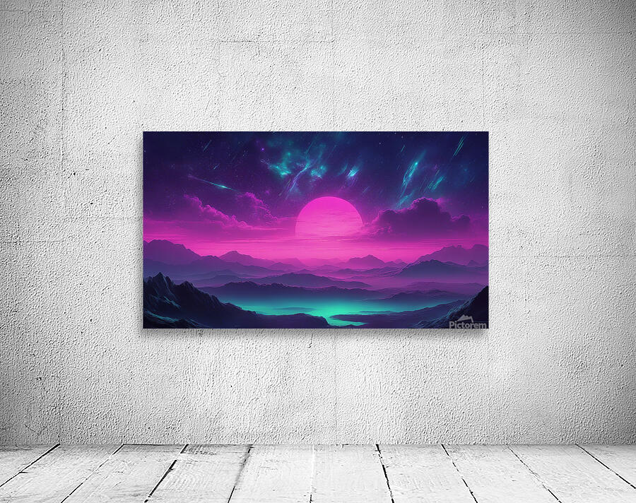 Neon Sky V7 Wall Preview