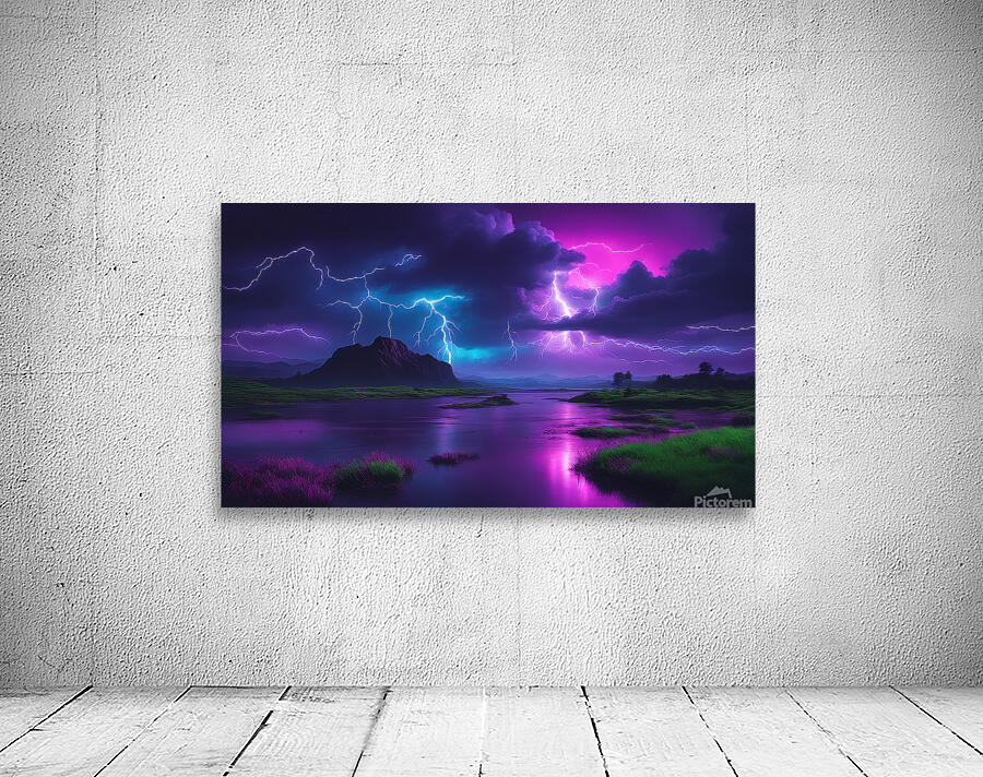 Neon Lightning V9 Wall Preview