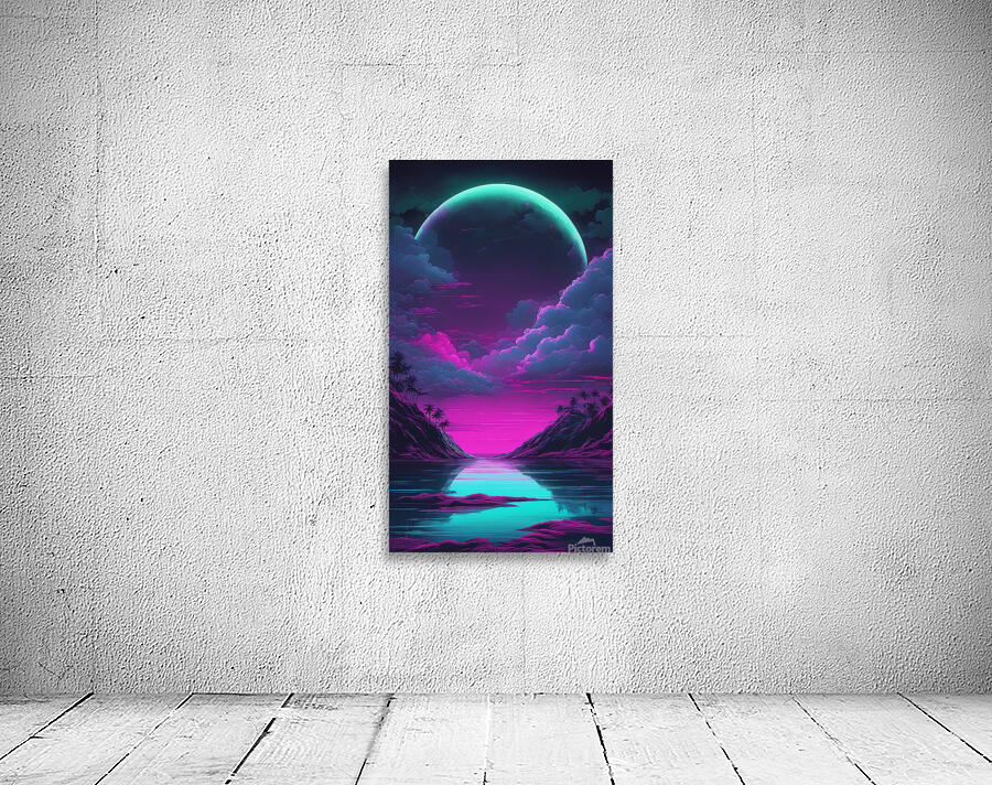 Neon Moon V8 Wall Preview