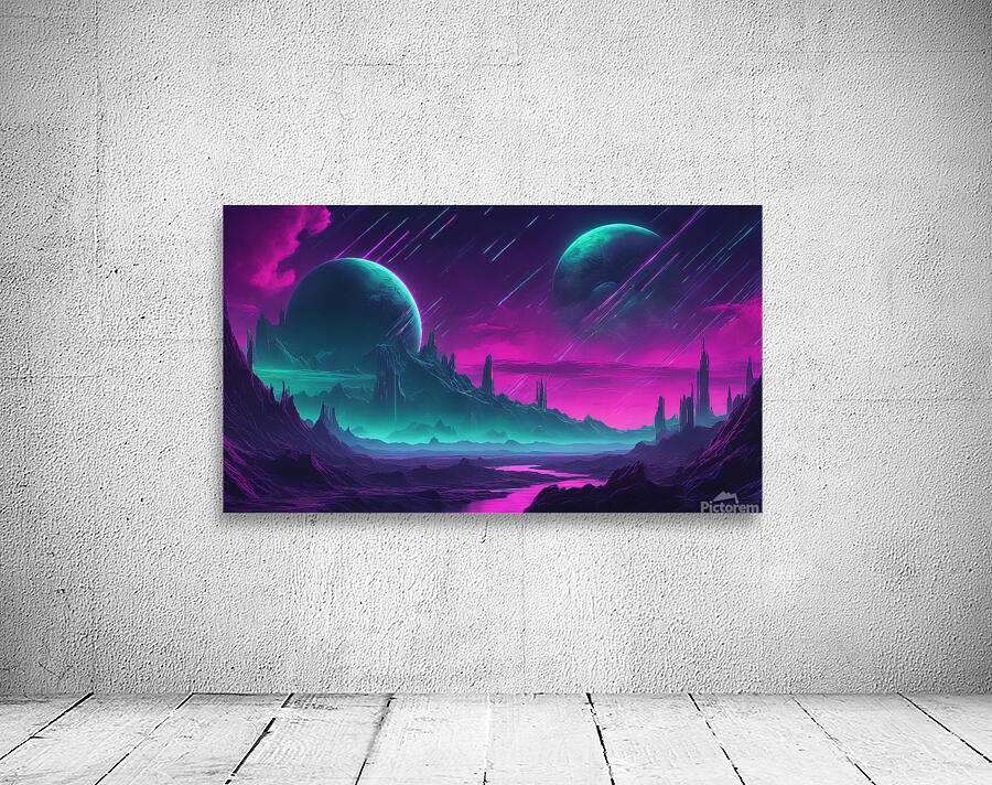 Neon Planet V9 Wall Preview