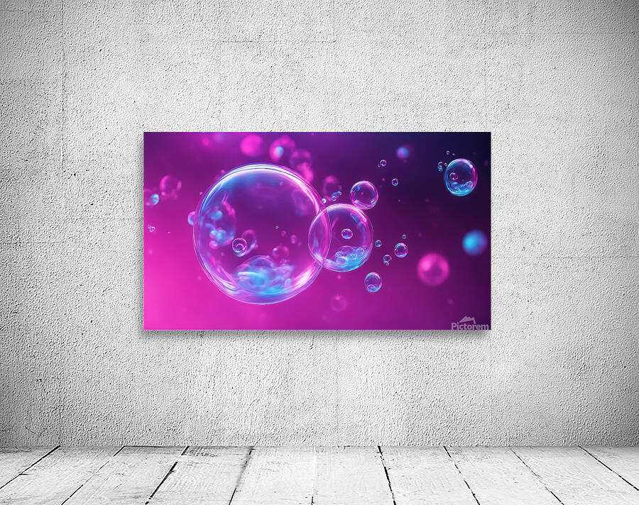 Neon Bubbles V4 Wall Preview