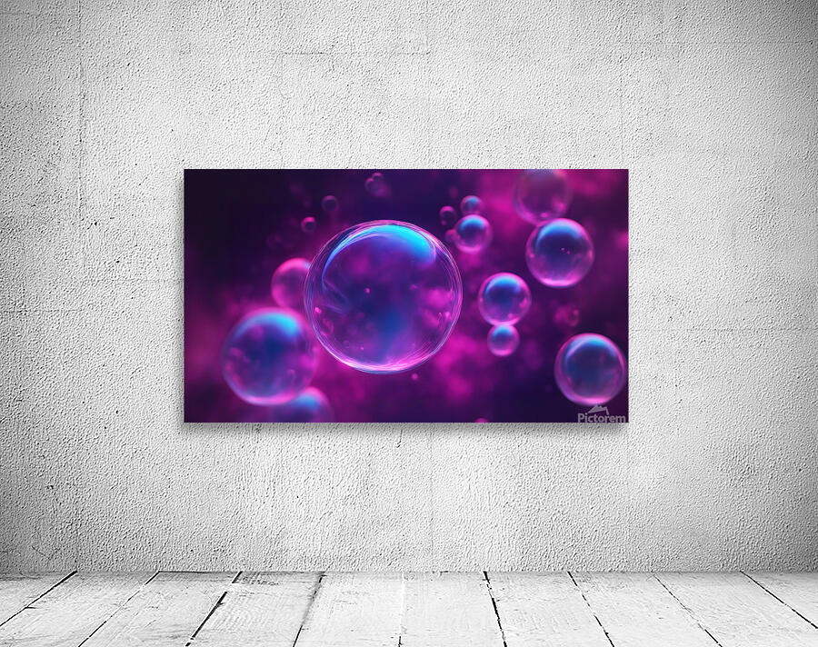 Neon Bubbles V7 Wall Preview