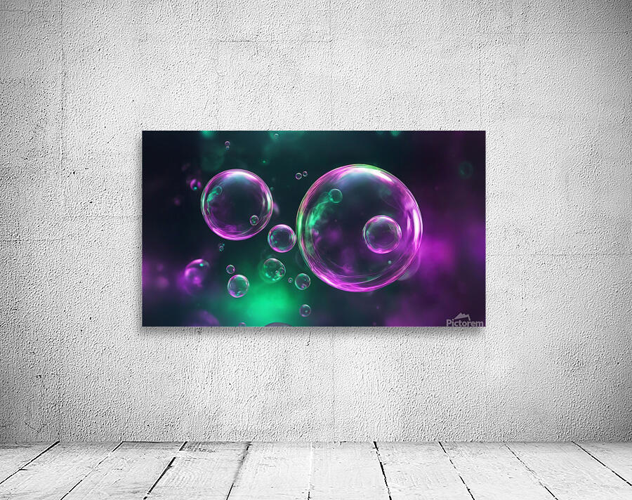 Neon Bubbles V10 Wall Preview