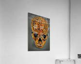 Carved human skull Acrylic Print