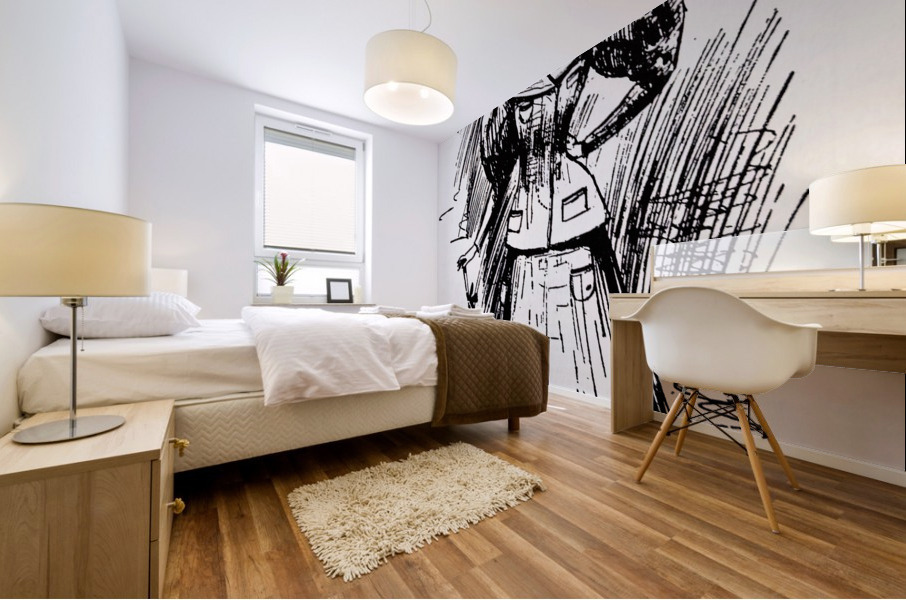 858 Mural print