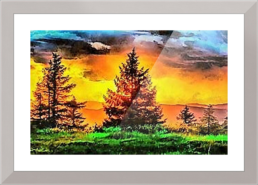 1529 Picture Frame print